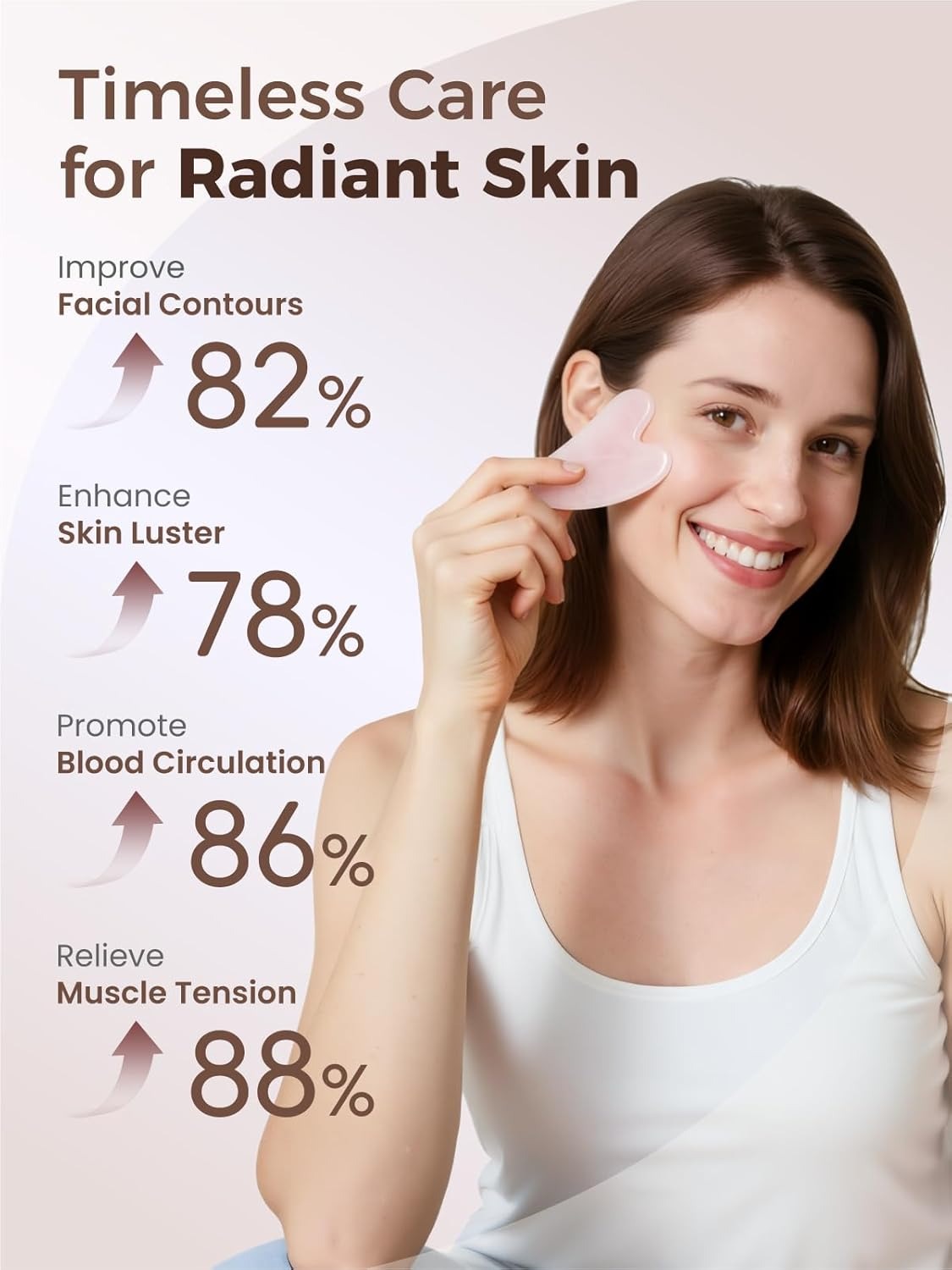 Premium Pink Gua Sha Tool
