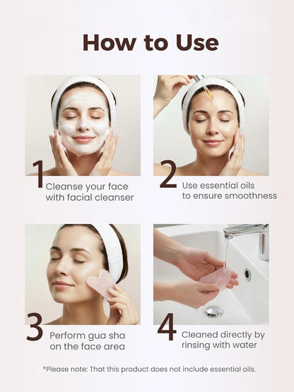 Premium Pink Gua Sha Tool