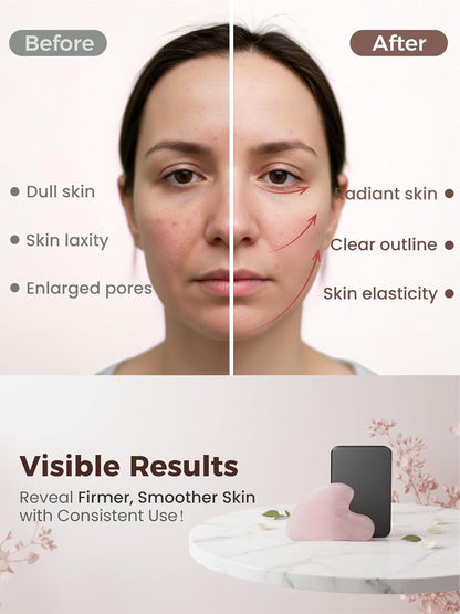Premium Pink Gua Sha Tool