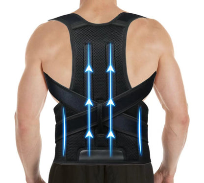 Adjustable Posture Corrector for Men and Women | Back Brace for Pain Relief