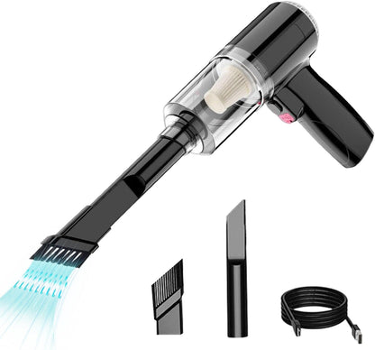 3-in-1 Cordless Handheld Vacuum – Powerful Suction for Car, Home & Pets.