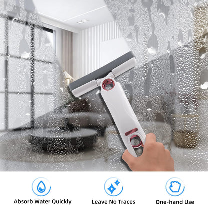 Portable Mini Mop for Wet/Dry Cleaning - Bathroom, Kitchen, Car & More.