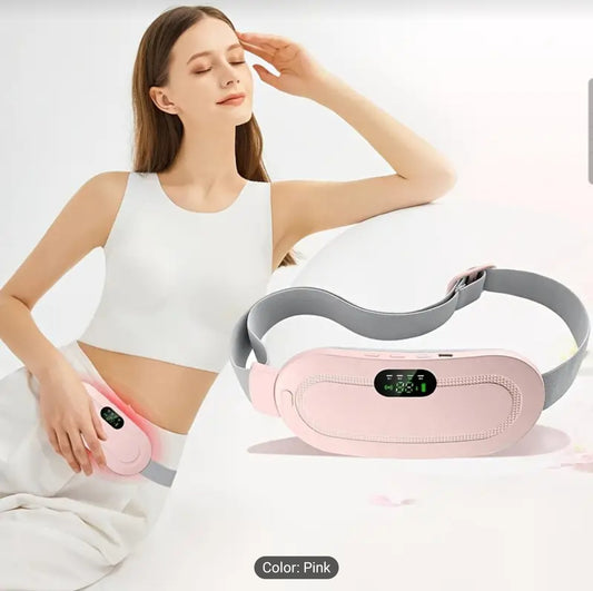 USB Rechargeable Cramp Relief Belt – Stylish Heating Pad for Women’s Comfort