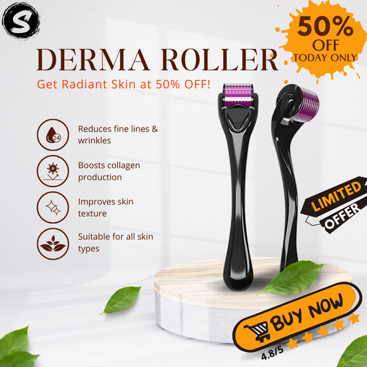 Derma Roller for Face & Hair - 🔥Buy 1 Get 1 FREE🔥