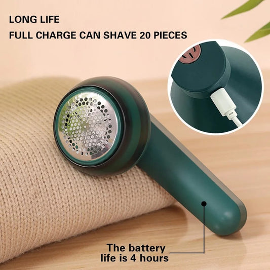 Rechargeable Electric Lint Remover & Fabric Shaver for Clothes & Sweaters