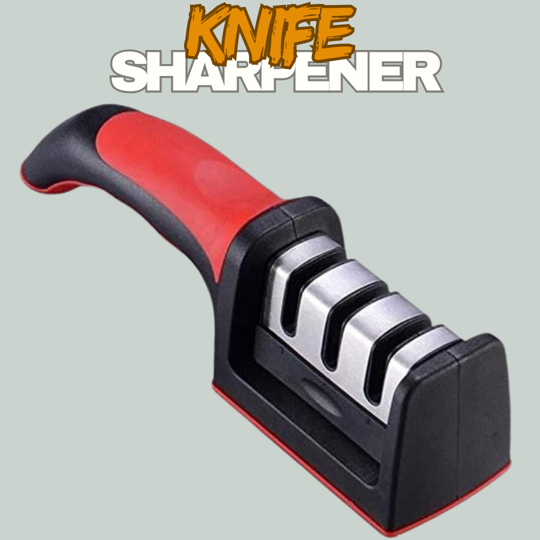 Premium 3-in-1 Kitchen Knife Sharpener – Professional 3-Stage Sharpening Tool for Razor-Edge Precision