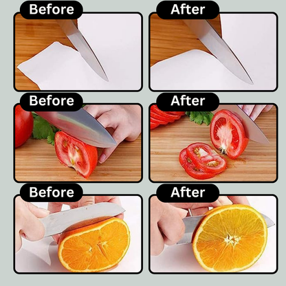 Premium 3-in-1 Kitchen Knife Sharpener – Professional 3-Stage Sharpening Tool for Razor-Edge Precision